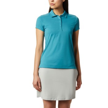 Columbia Birdie Golf, Polo Azules Para Mujer | 046781-HNR